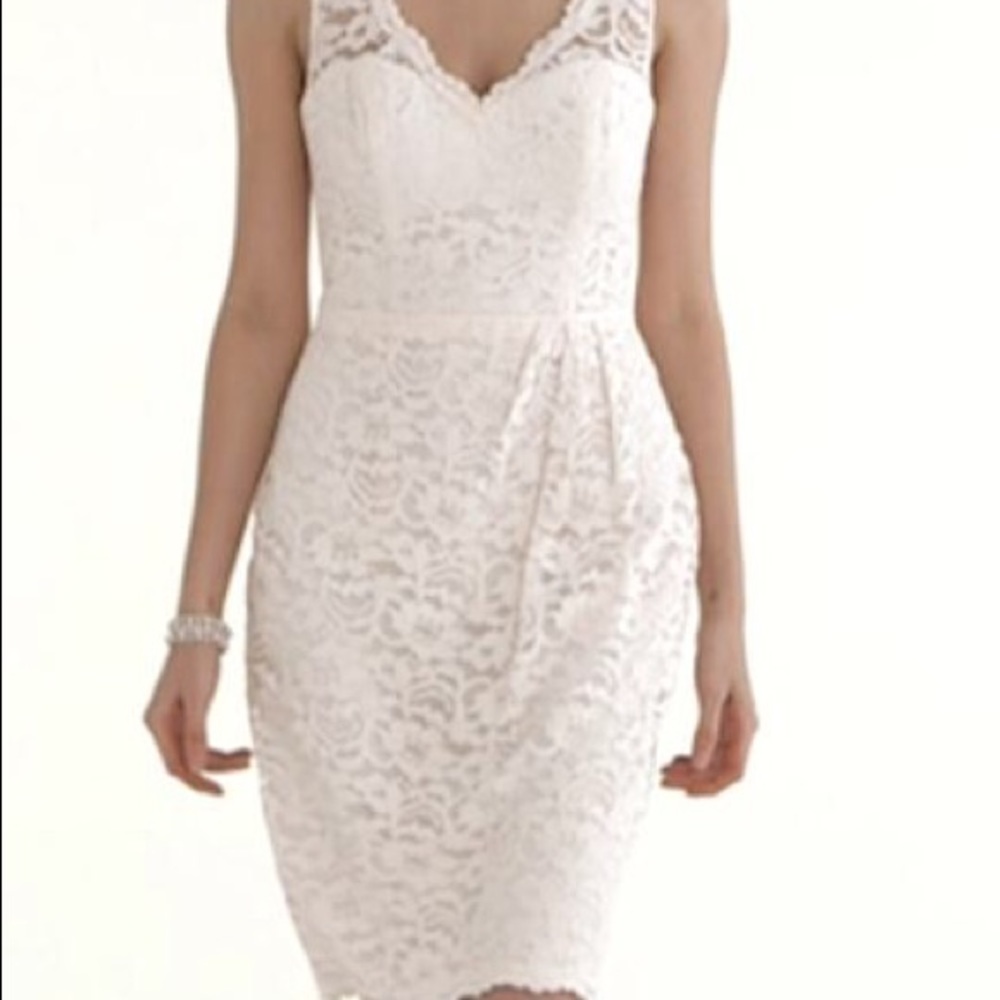 David’s Bridal lace dress